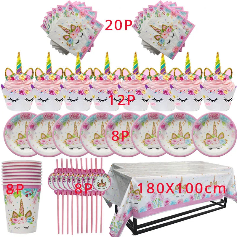 Birthday Party Disposable Tableware set