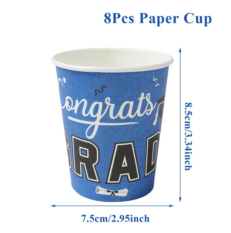 Graduation Party Plates, Cups and Napkins 2025