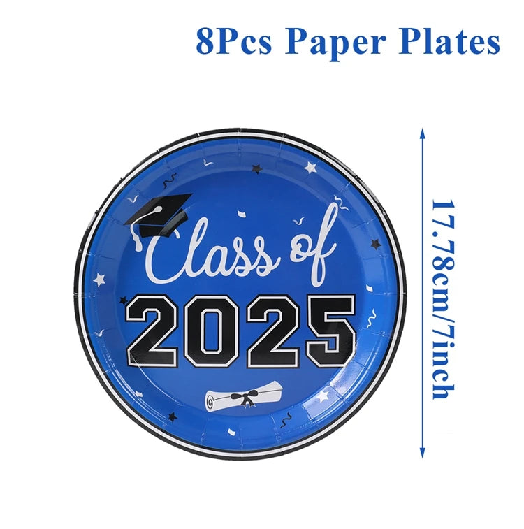 Graduation Party Plates, Cups and Napkins 2025