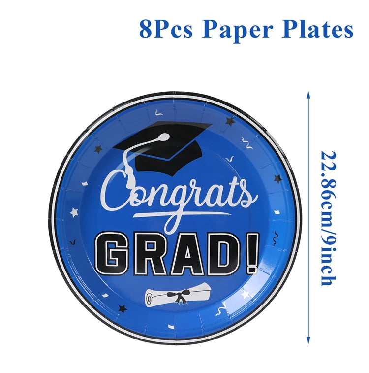 Graduation Party Plates, Cups and Napkins 2025