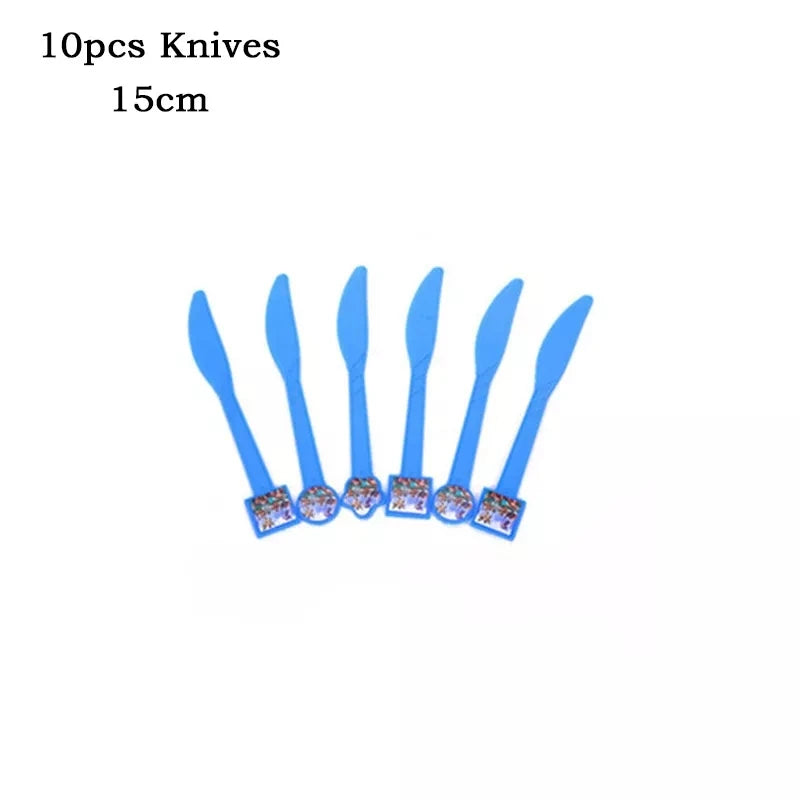 Roblox Themed Birthday Party Decorations – Favourite Roblox Characters - Disposable Tableware & Balloons for Kids