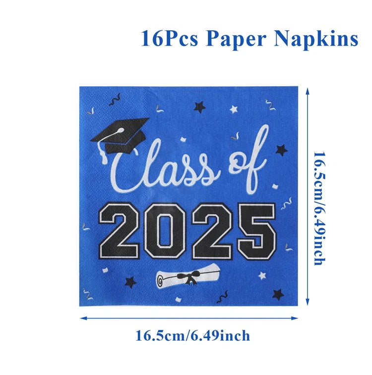 Graduation Party Plates, Cups and Napkins 2025