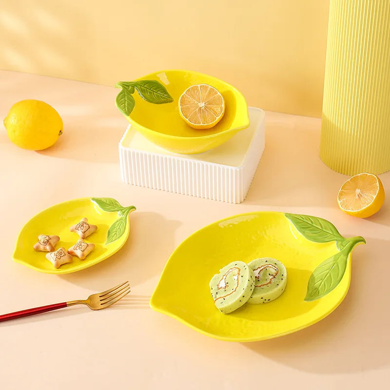Lemon Shaped Soup Bowl