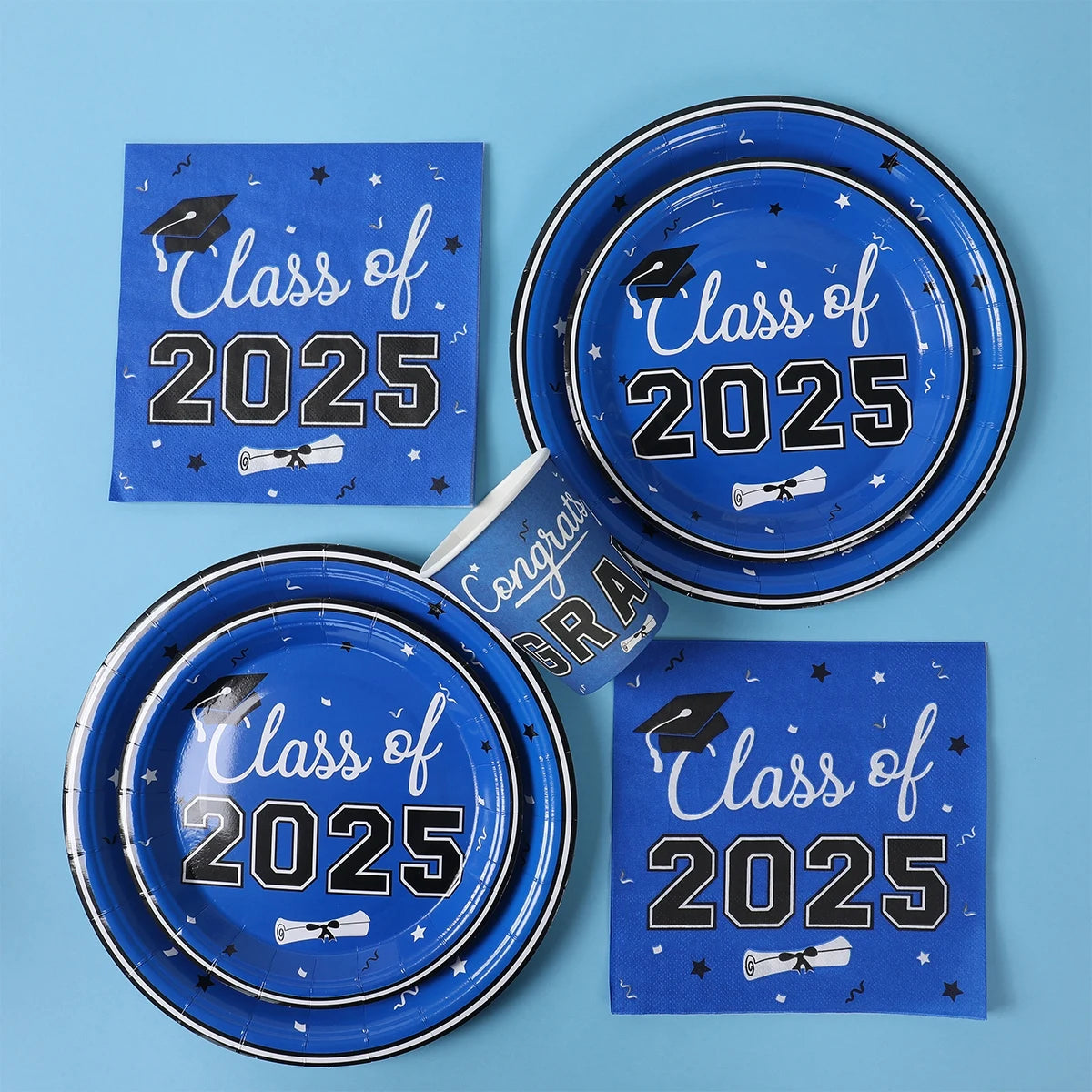 Graduation Party Plates, Cups and Napkins 2025