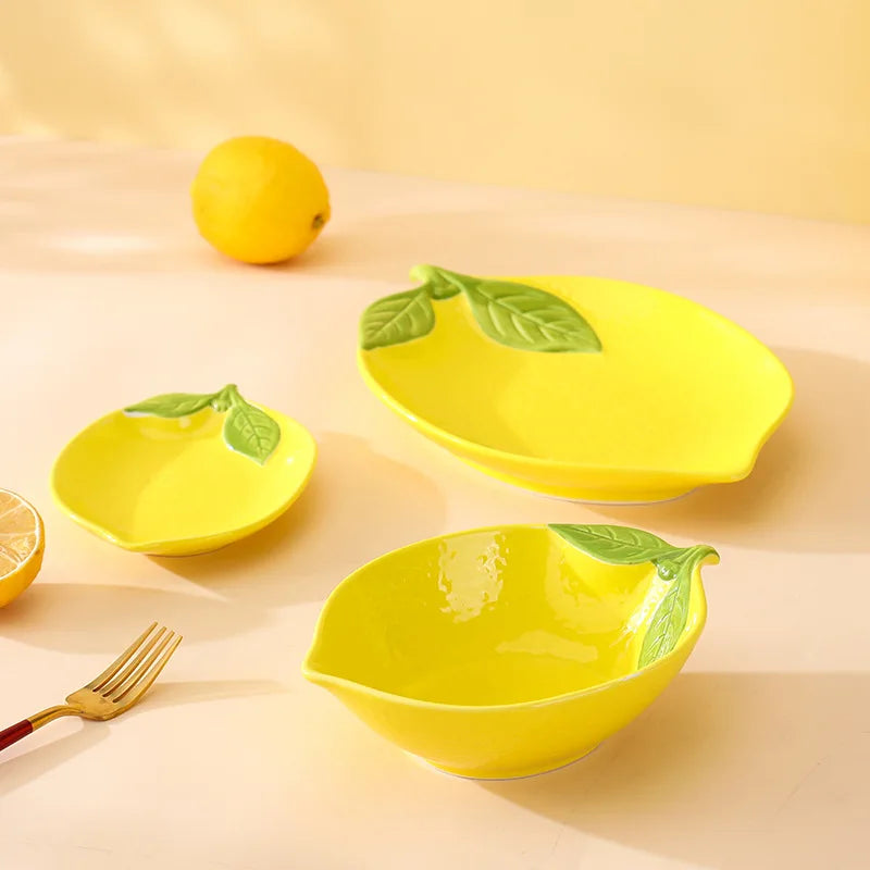 Lemon Shaped Soup Bowl