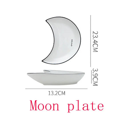 Moon Shape Plates