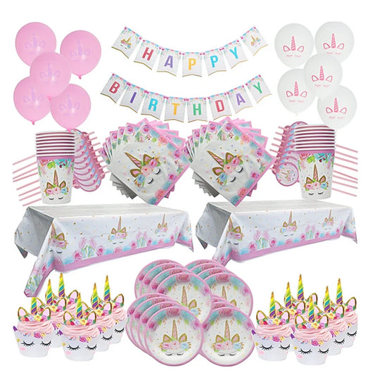 Birthday Party Disposable Tableware set