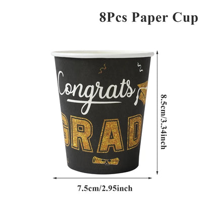 Graduation Party Plates, Cups and Napkins 2025