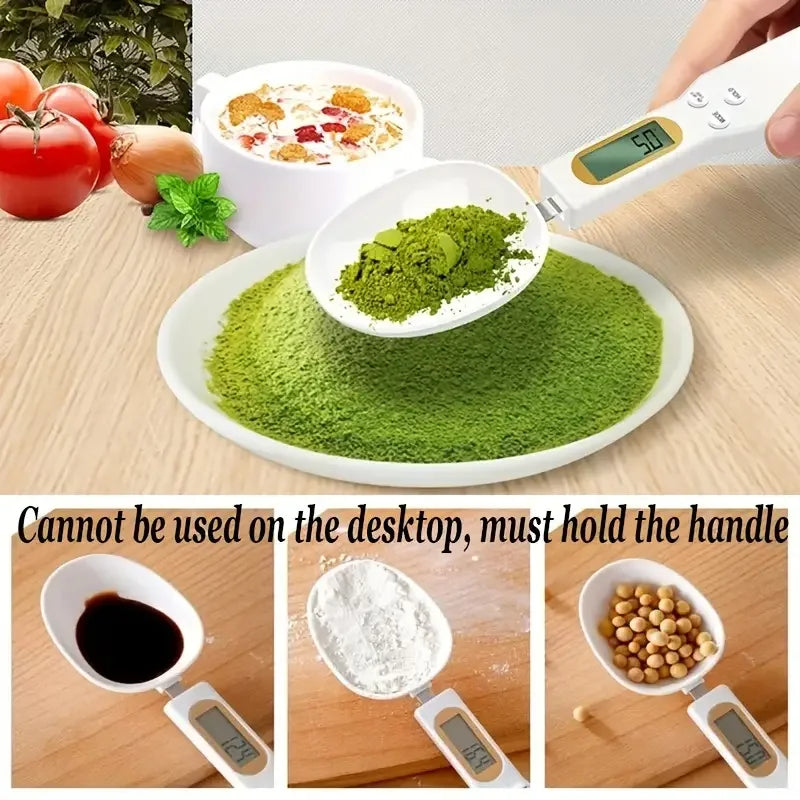 Digital Measuring Spoon Scale 0.1g–500g | Precision Kitchen & Coffee Measuring Spoon
