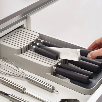 Expandable Cutlery Drawer Organiser | Space-Saving Kitchen Utensil Storage Tray
