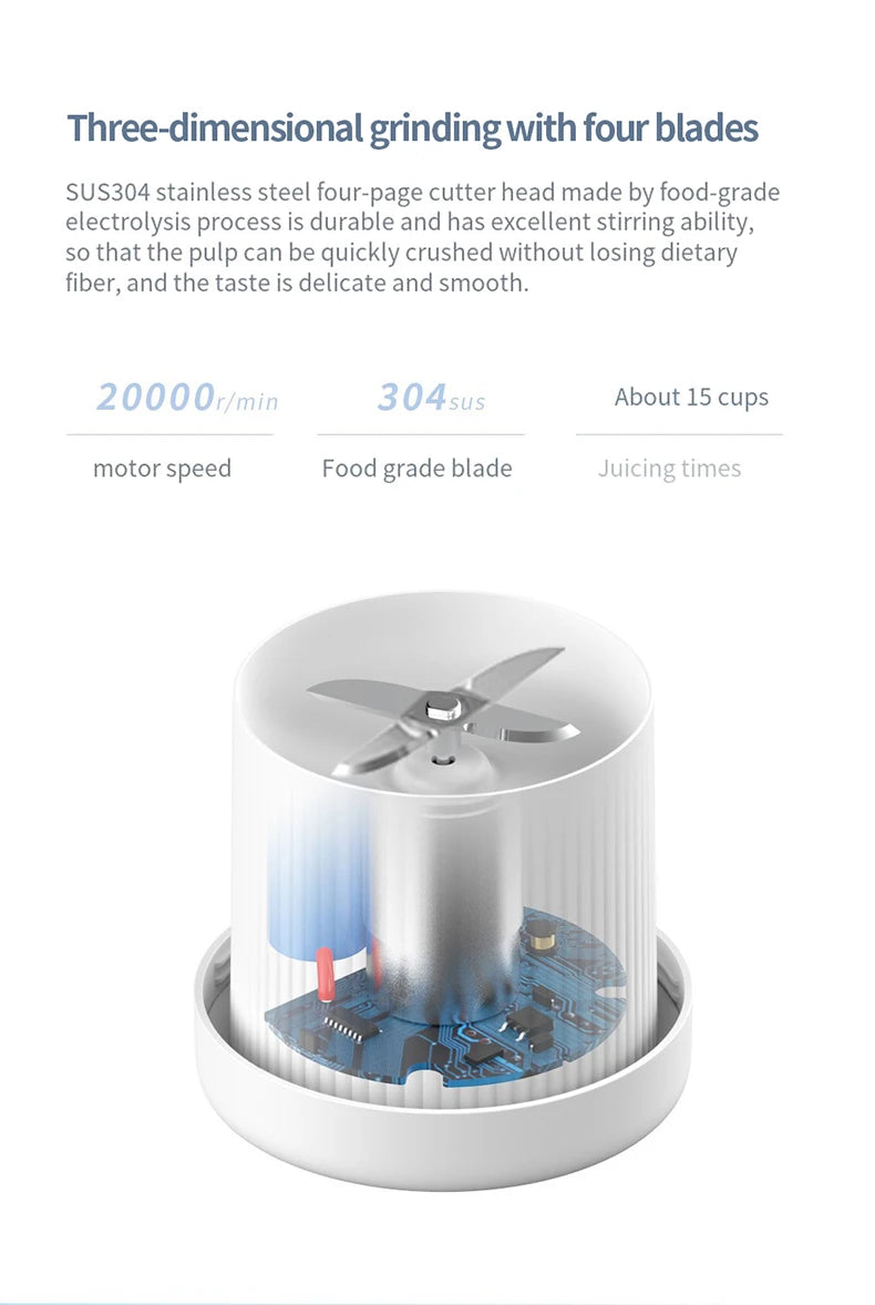 Mini Portable Electric Juicer