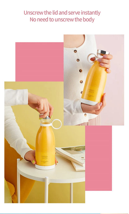 Mini Portable Electric Juicer
