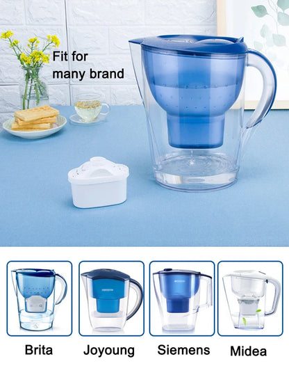 Compatible Water Filter Cartridges for Brita Maxtra+ | Activated Carbon Water Purifier Filters