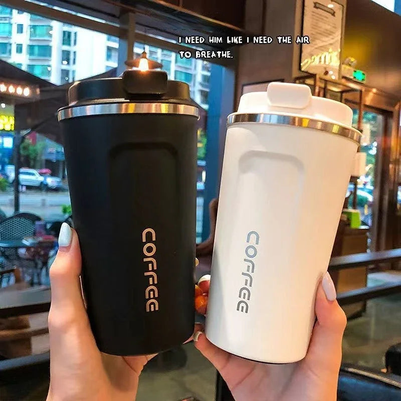 380/510ml Stainless Steel Coffee Cup Travel Thermal