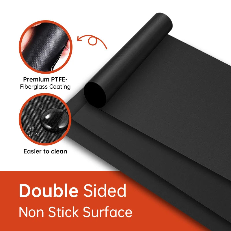 Reusable Non-Stick BBQ Grill Mat | Heavy Duty Barbecue & Baking Mat