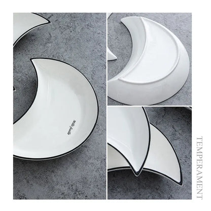 Moon Shape Plates