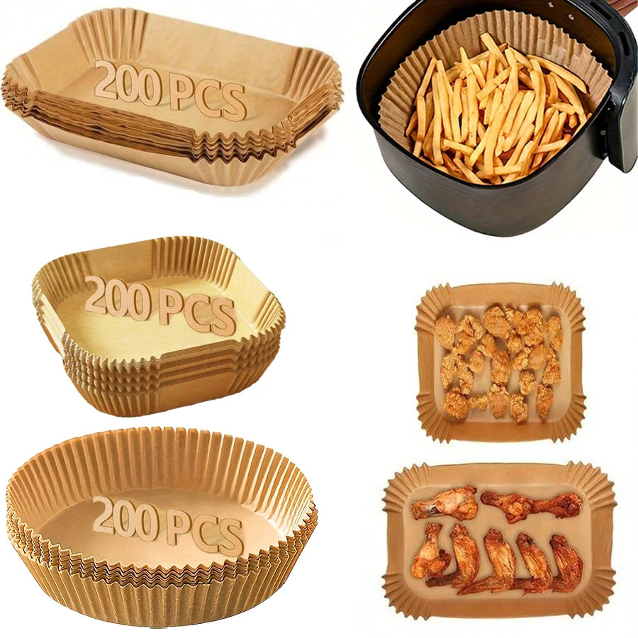 Air Fryer Paper Liners 200pcs