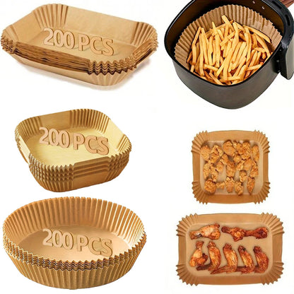 Air Fryer Paper Liners 200pcs