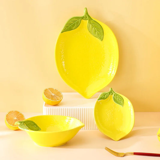 Lemon Shaped Soup Bowl