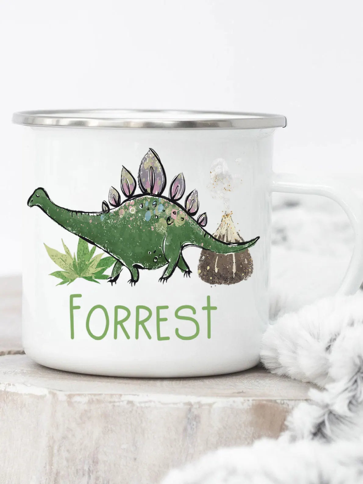 Dinosaur Letter Mugs Cute Coffee Cup