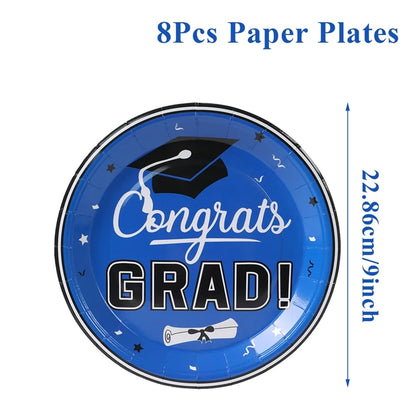 Graduation Party Plates, Cups and Napkins 2025