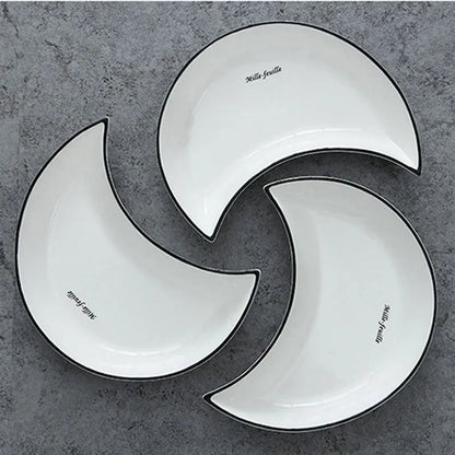 Moon Shape Plates