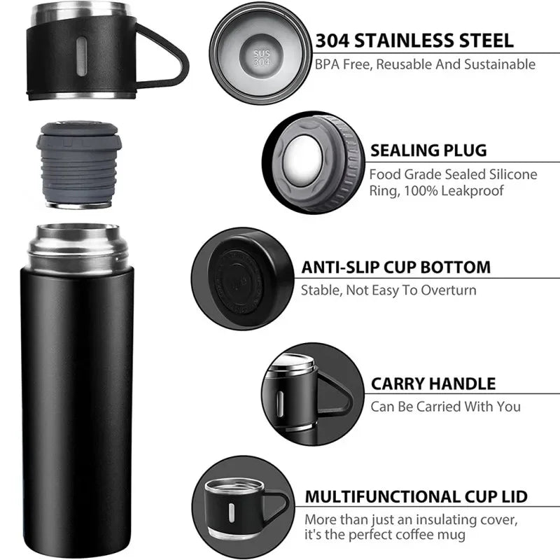 500ML 304 Stainless Steel Vacuum Insulated Bottle