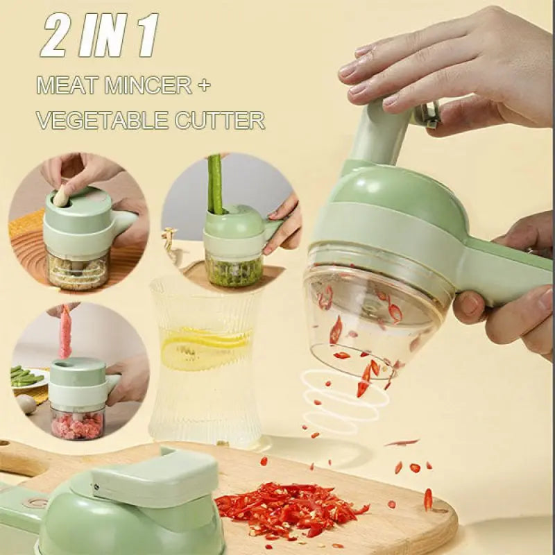 4 In 1 Electric Vegetable Cutter