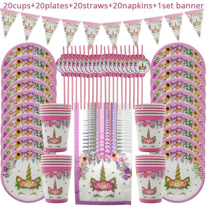 Birthday Party Disposable Tableware set