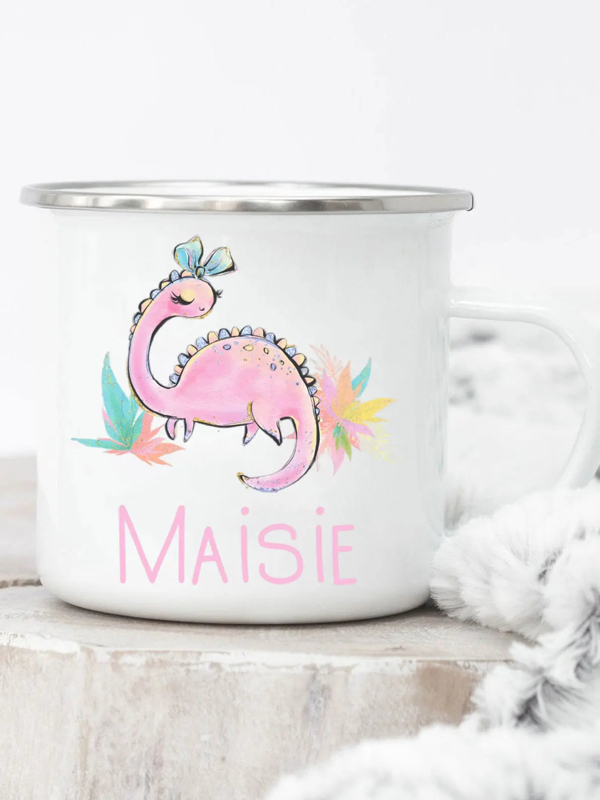 Dinosaur Letter Mugs Cute Coffee Cup