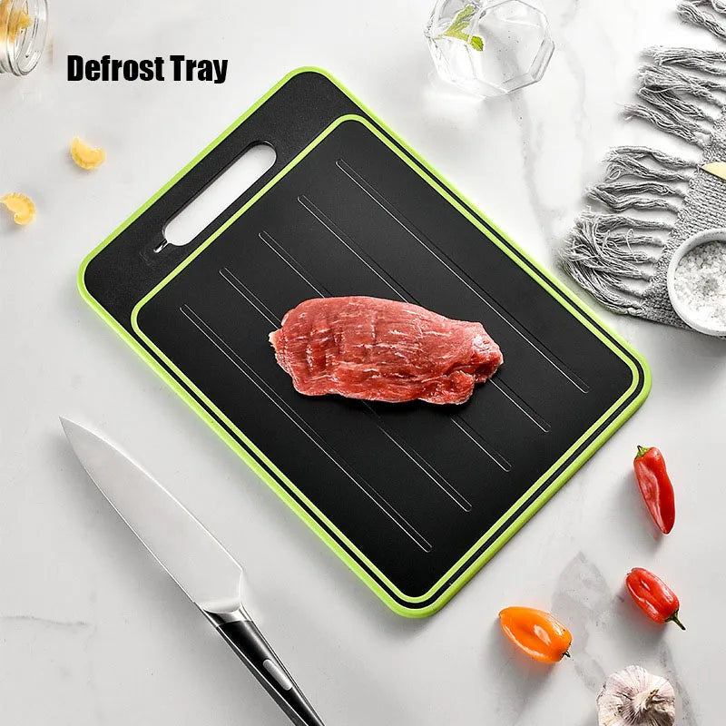 4 In 1 Black Multi-function Double-sided Chopping Board