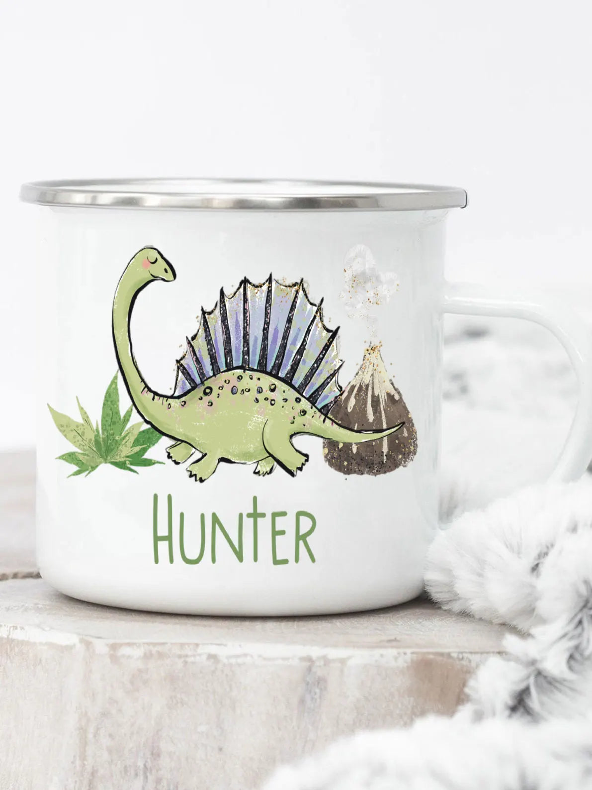 Dinosaur Letter Mugs Cute Coffee Cup