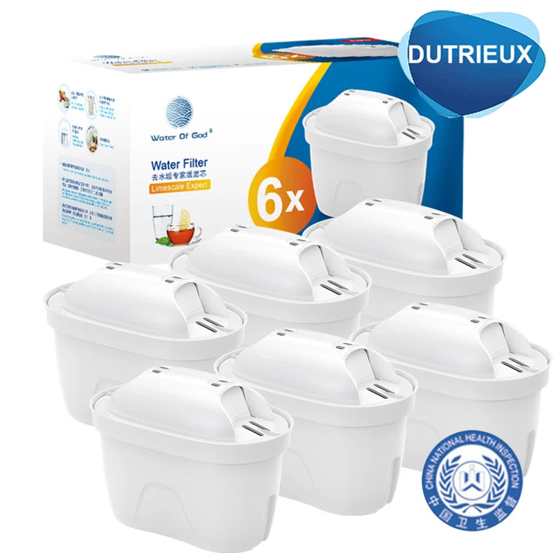 Compatible Water Filter Cartridges for Brita Maxtra+ | Activated Carbon Water Purifier Filters
