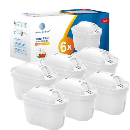 Compatible Water Filter Cartridges for Brita Maxtra+ | Activated Carbon Water Purifier Filters